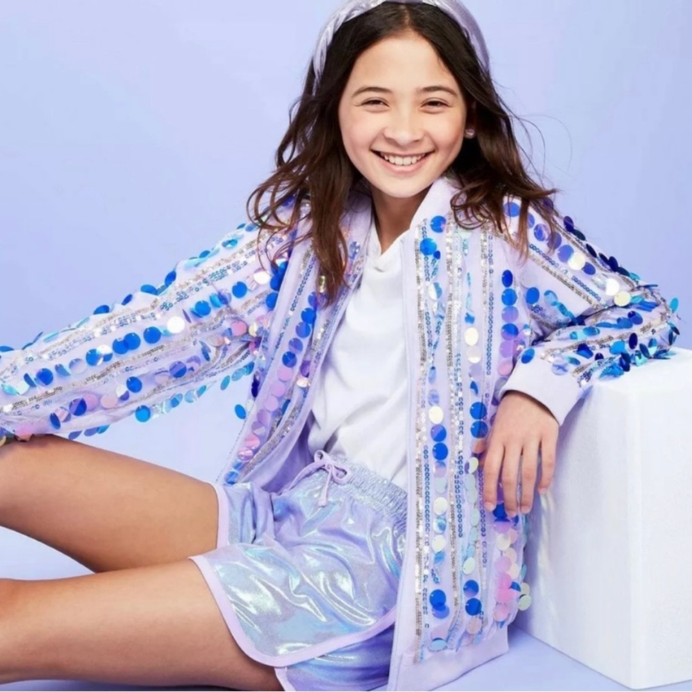 Sequin Sparkle Girls Jacket